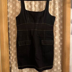 Anthropologie Dark Blue Denim Skirt